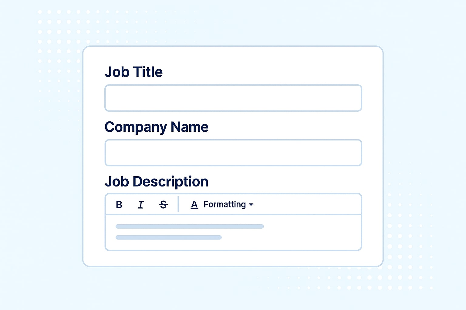 Share the job description